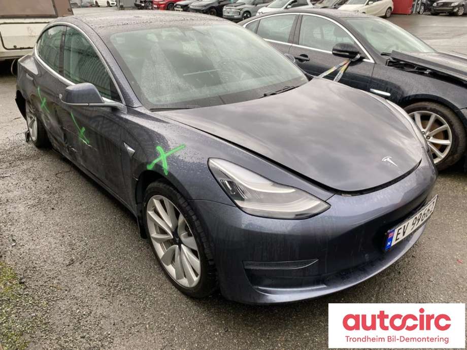 Tesla Model 3 2018-2023 (Fase 1) delebil , Motorkode: 3D1, Girkassekode: 