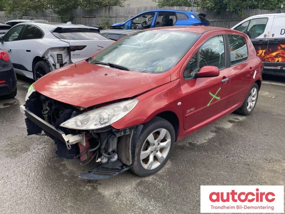 Peugeot 307 2005-2008 (Fase 2) , Motorkode: 9HZ, Girkassekode: 2222LL