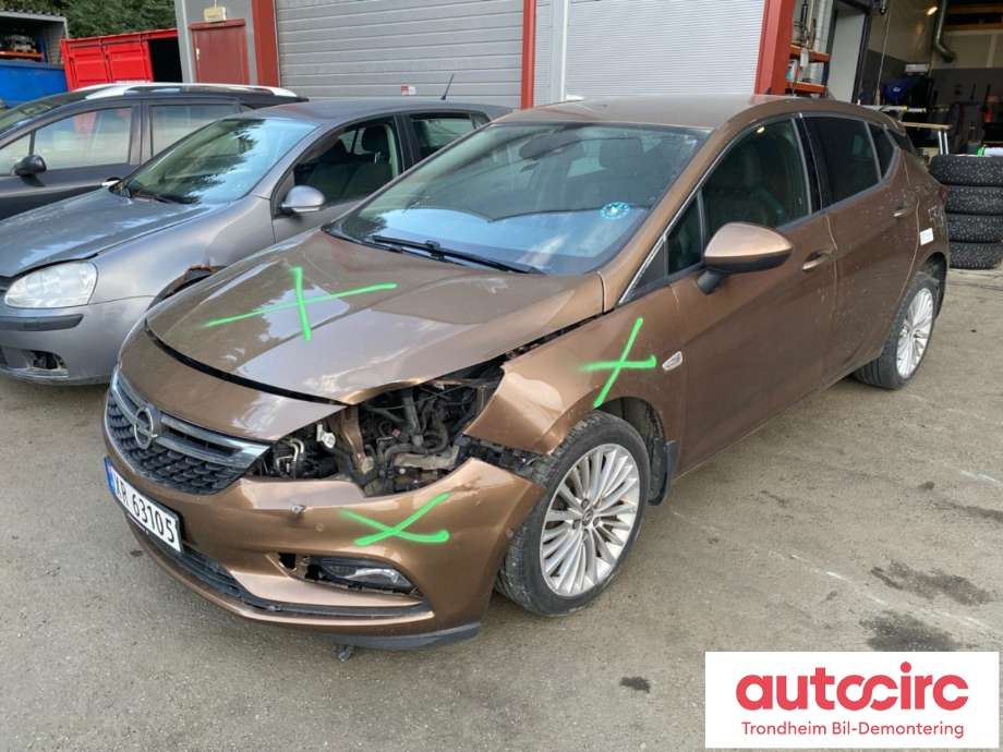 Opel Astra K 2015-->> , Motorkode: LE2, Girkassekode: MNU
