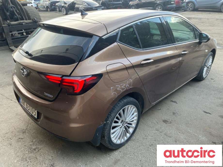 Opel Astra K 2015-->> , Motorkode: LE2, Girkassekode: MNU