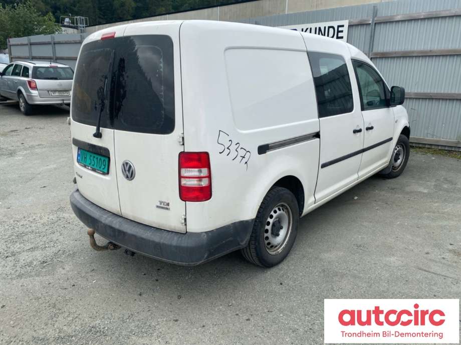 VW Caddy 2010-2015 (Type III, Fase 2) , Motorkode: CAY, Girkassekode: 