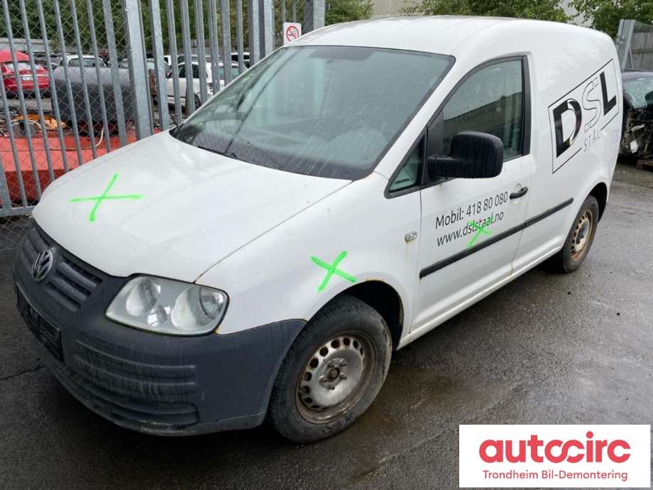 VW Caddy 2004-2010 (Type III, Fase 1) , Motorkode: BDJ, Girkassekode: FZU