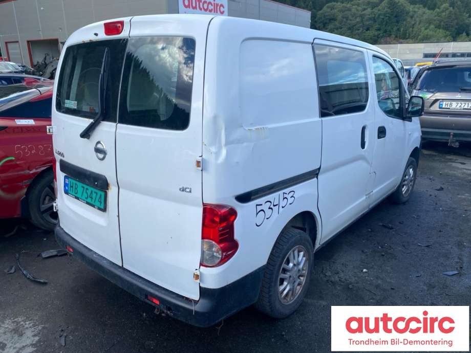 Nissan NV200 2010-2019 , Motorkode: K9K, Girkassekode: 