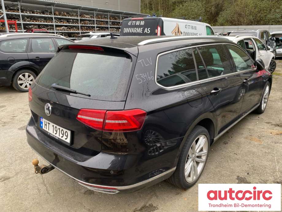 VW Passat 2015-2019 (Fase 1) (B8) (B8), Motorkode: CUKC, Girkassekode: RXG