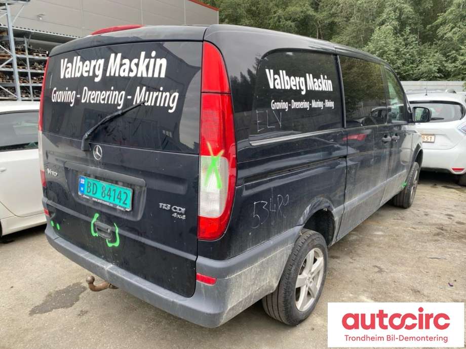 Mercedes Vito/Viano 2010-2014 (Fase 2) (W639) (W639), Motorkode: 651940, Girkassekode: 722686