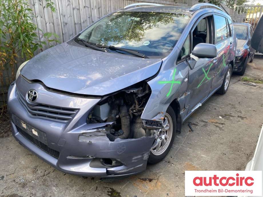 Toyota Verso 2009-2016 (Type III) , Motorkode: 2ZR-FAE, Girkassekode: 3040020020