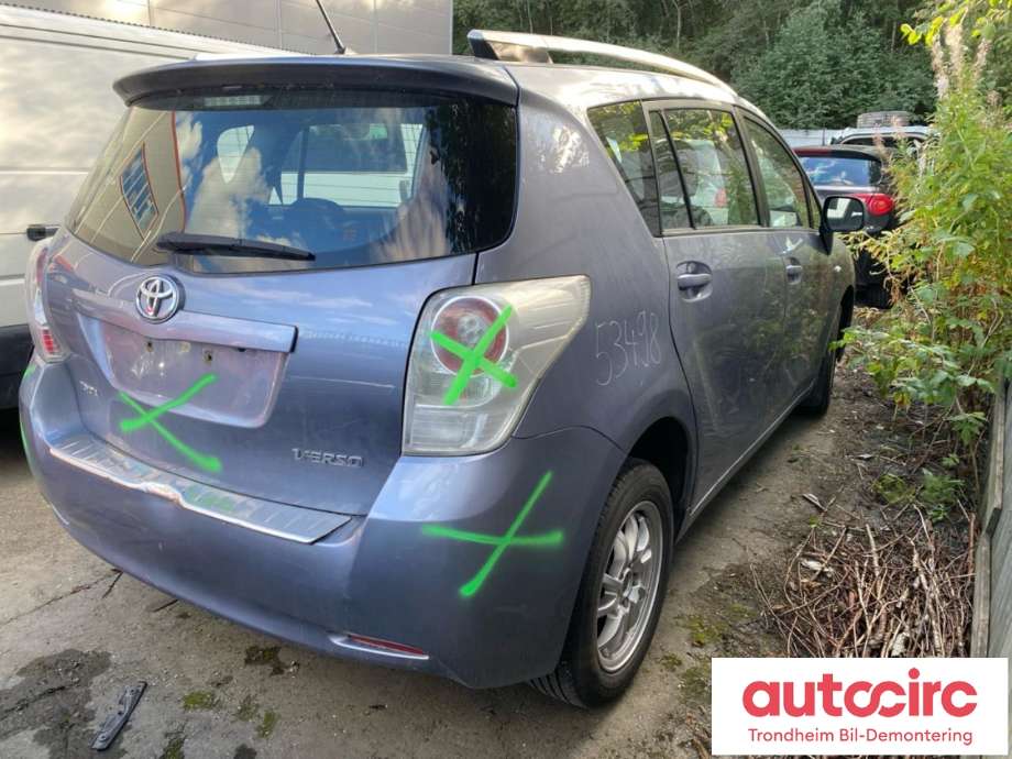 Toyota Verso 2009-2016 (Type III) , Motorkode: 2ZR-FAE, Girkassekode: 3040020020