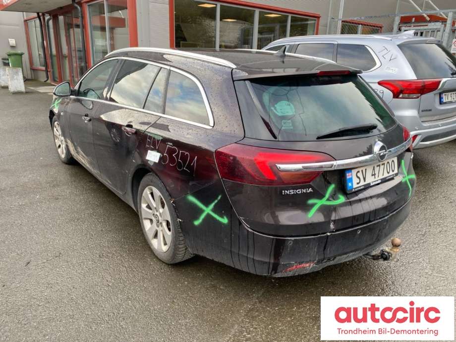 Opel Insignia A 2014-2017 , Motorkode: A20DTE, Girkassekode: MYJ