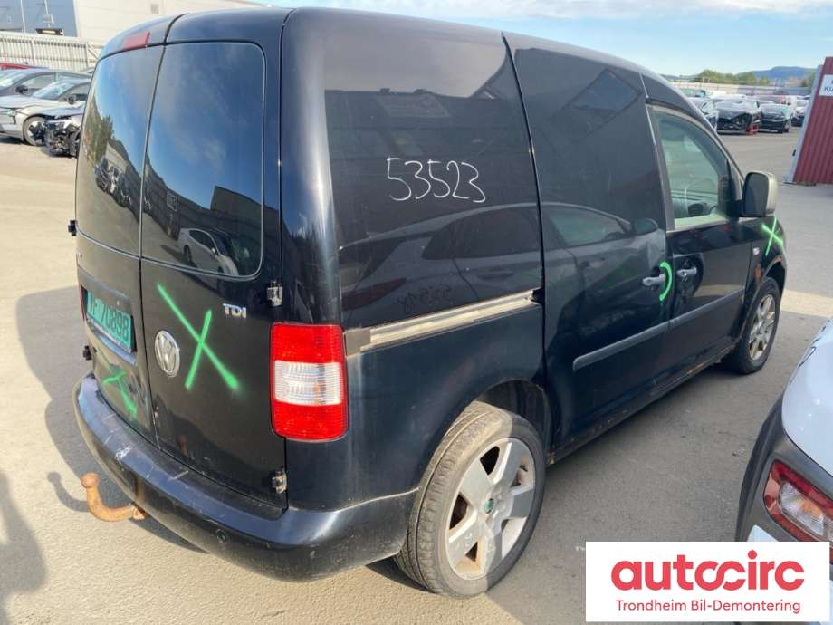 VW Caddy 2004-2010 (Type III, Fase 1) , Motorkode: BLS, Girkassekode: GQR