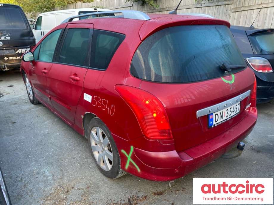 Peugeot 308 2007-2011 (Type I, Fase 1) , Motorkode: 9HZ, Girkassekode: 223192