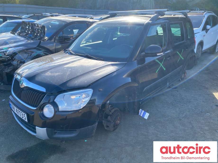 Škoda Yeti 2009-2013 (Fase 1) , Motorkode: CFHA, Girkassekode: KJF
