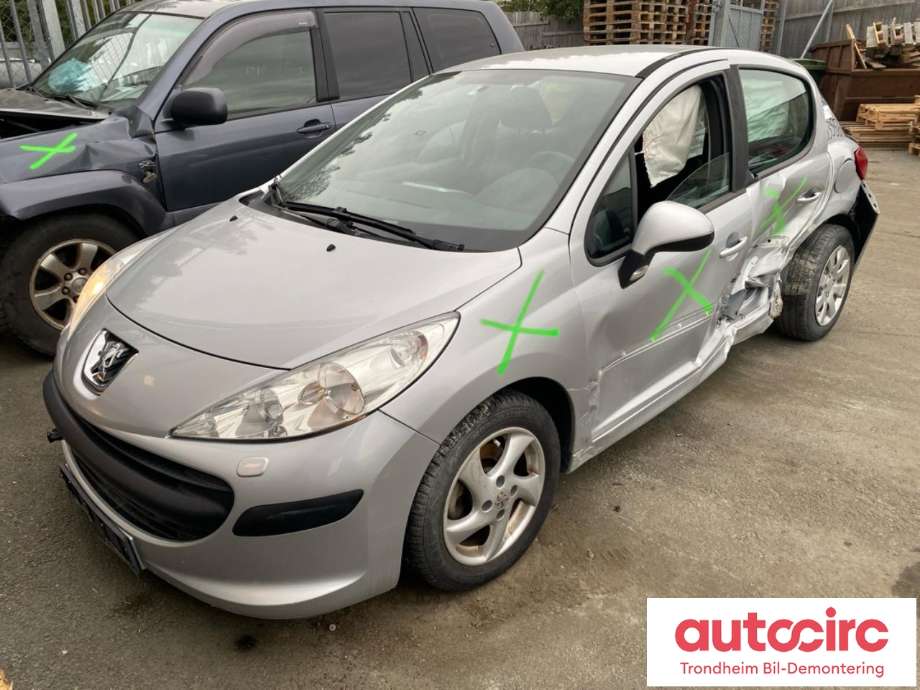 Peugeot 207 2006-2012 , Motorkode: 8HZ, Girkassekode: 2222XA