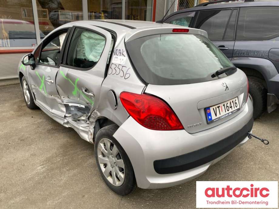 Peugeot 207 2006-2012 , Motorkode: 8HZ, Girkassekode: 2222XA