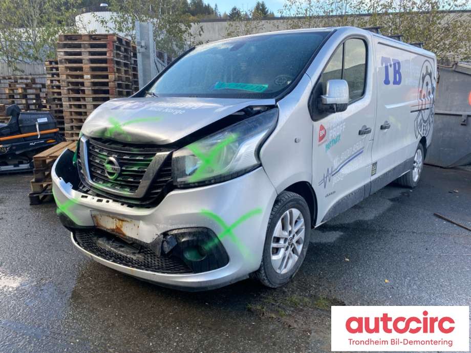 Nissan NV300, 2016->>  delebil , Motorkode: R9M, Girkassekode: PF6