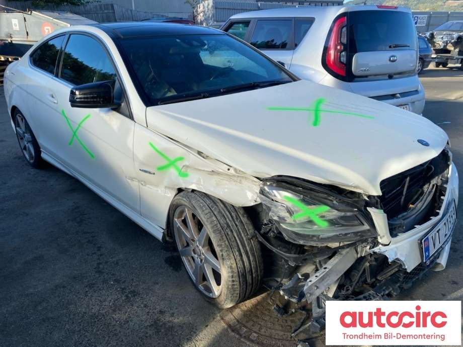 Mercedes C-Klasse, Coupe/Cab 2011-2015 (C204) (C204), Motorkode: 651911, Girkassekode: 722908