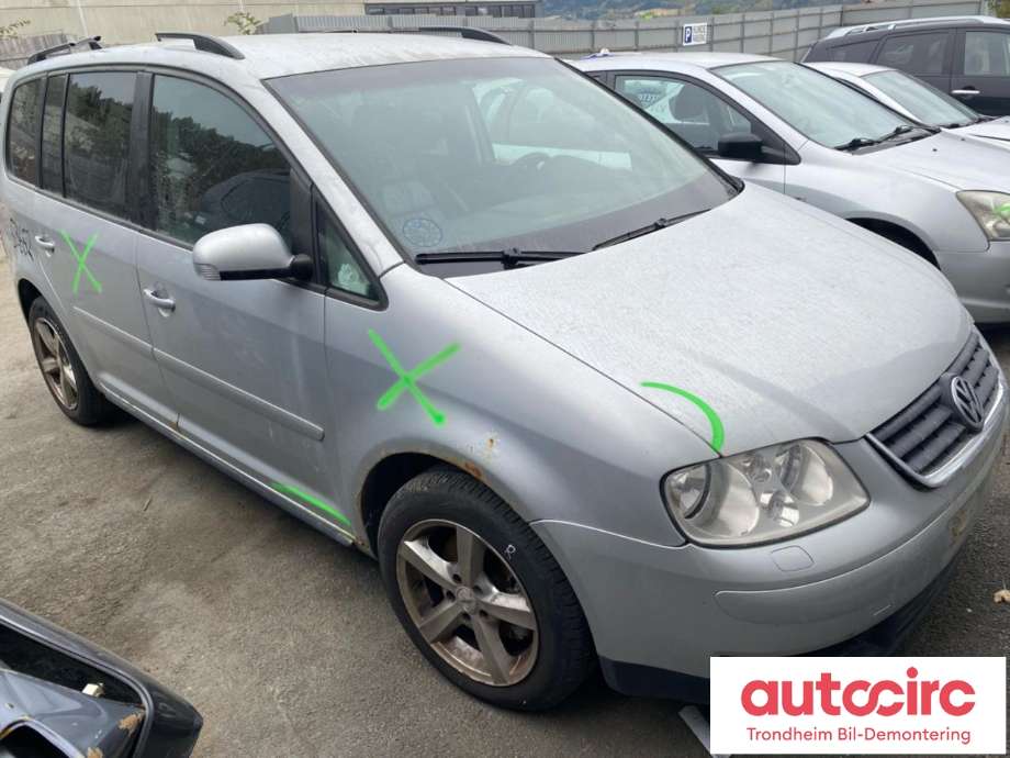 VW Touran 2007-2010 (Type I, Fase 2) , Motorkode: BXE, Girkassekode: JWP