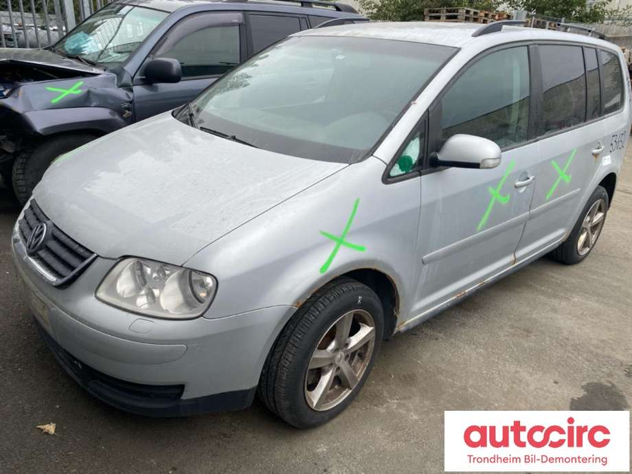VW Touran 2007-2010 (Type I, Fase 2) , Motorkode: BXE, Girkassekode: JWP