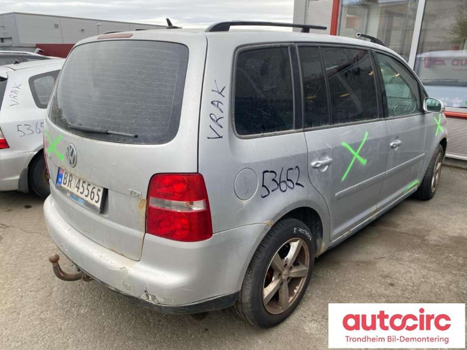 VW Touran 2007-2010 (Type I, Fase 2) , Motorkode: BXE, Girkassekode: JWP