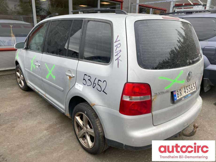 VW Touran 2007-2010 (Type I, Fase 2) , Motorkode: BXE, Girkassekode: JWP