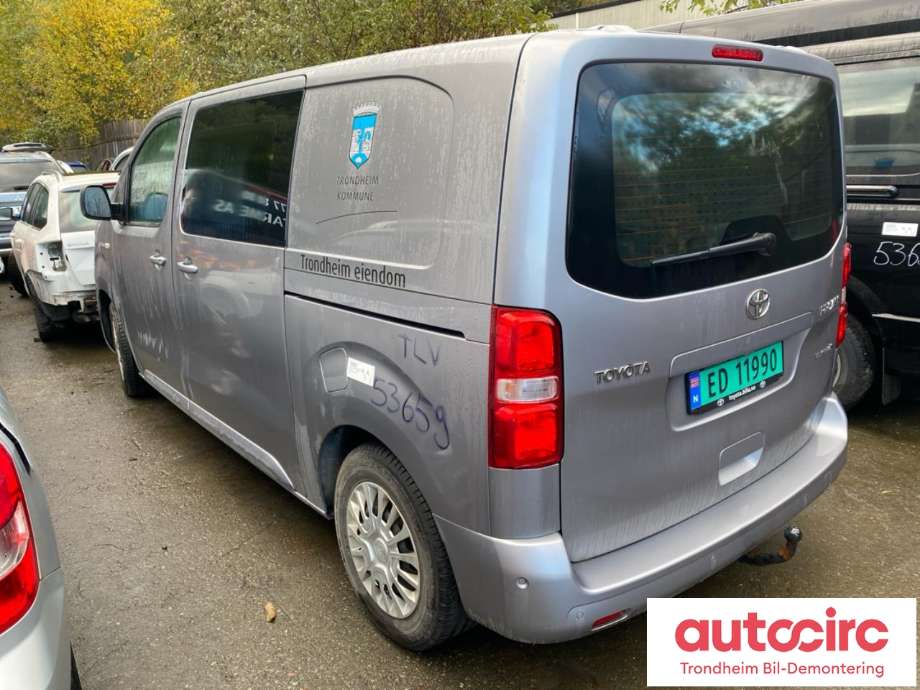 Toyota Proace 2016-->> (Type II) , Motorkode: ZKX, Girkassekode: SU001B2789