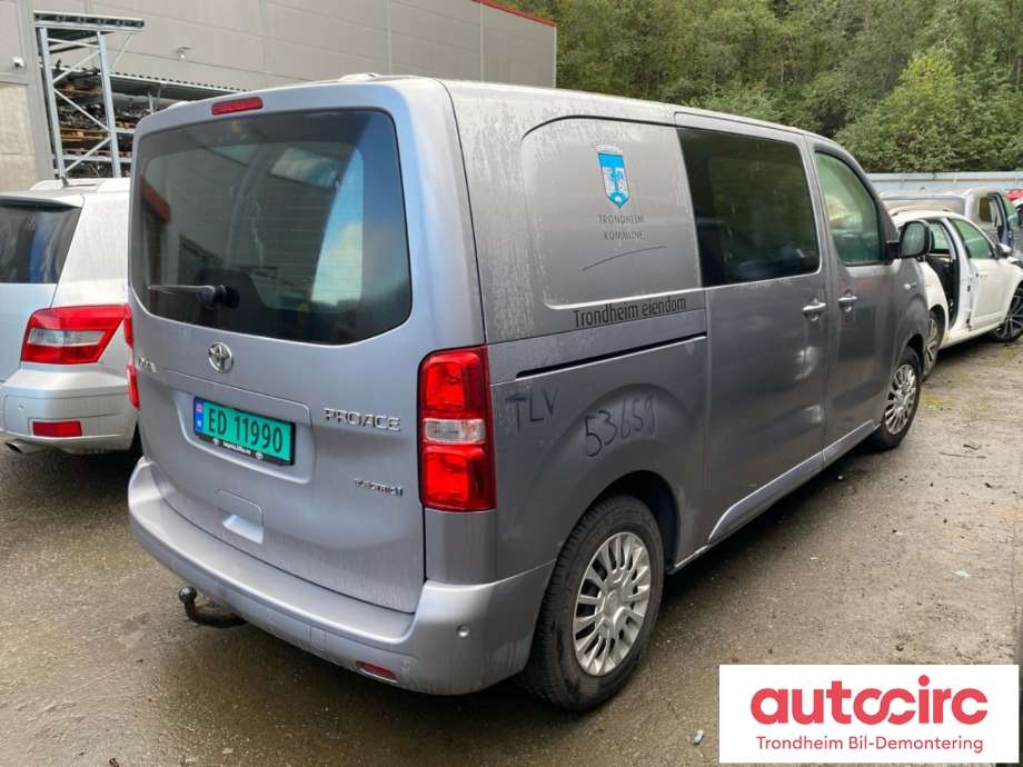Toyota Proace 2016-->> (Type II) , Motorkode: ZKX, Girkassekode: SU001B2789