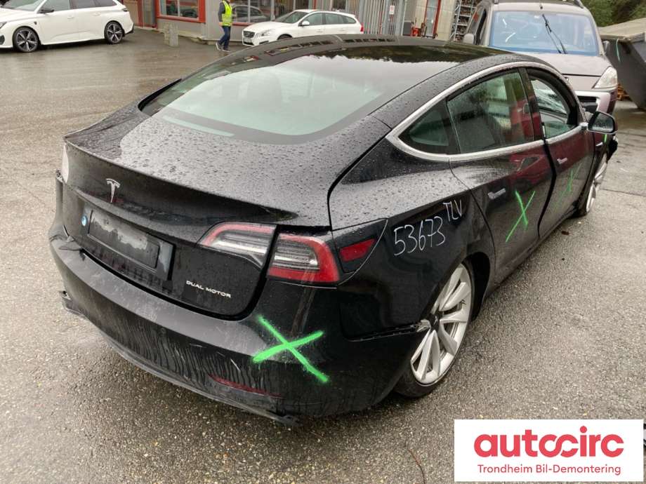 Tesla Model 3 2018-2023 (Fase 1) , Motorkode: 3D3, Girkassekode: 