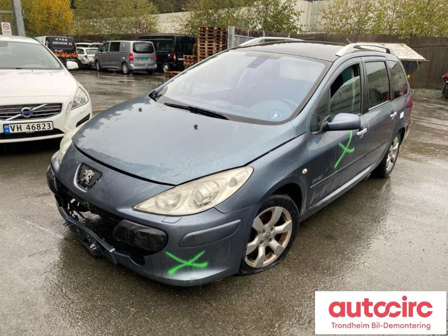 Peugeot 307 2005-2008 (Fase 2) , Motorkode: 9HX, Girkassekode: 2222LL