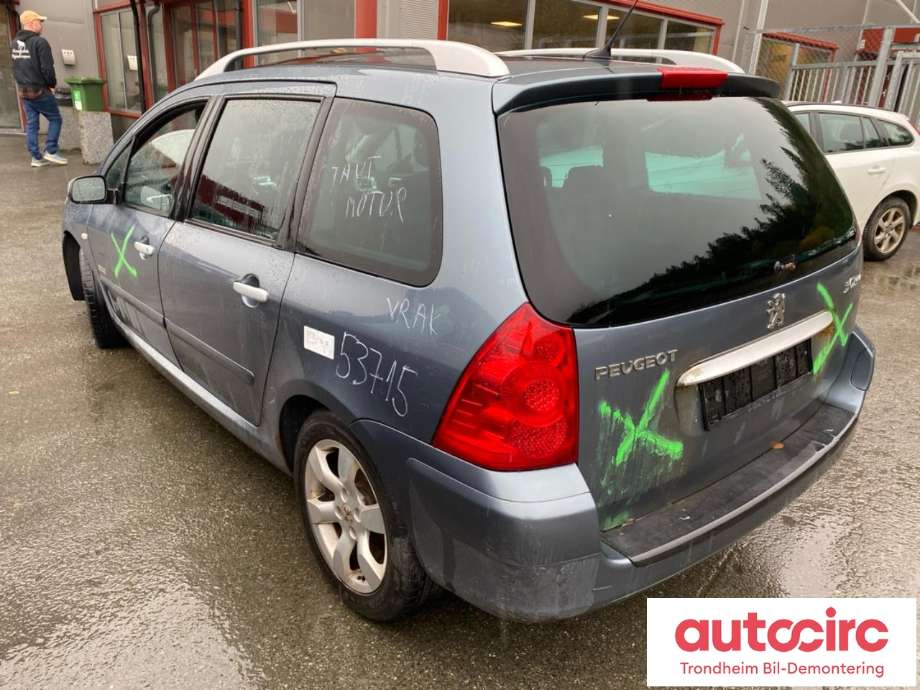 Peugeot 307 2005-2008 (Fase 2) , Motorkode: 9HX, Girkassekode: 2222LL