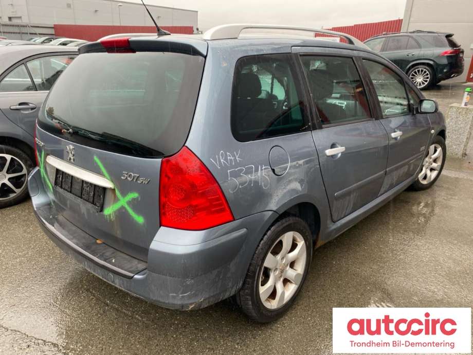 Peugeot 307 2005-2008 (Fase 2) , Motorkode: 9HX, Girkassekode: 2222LL
