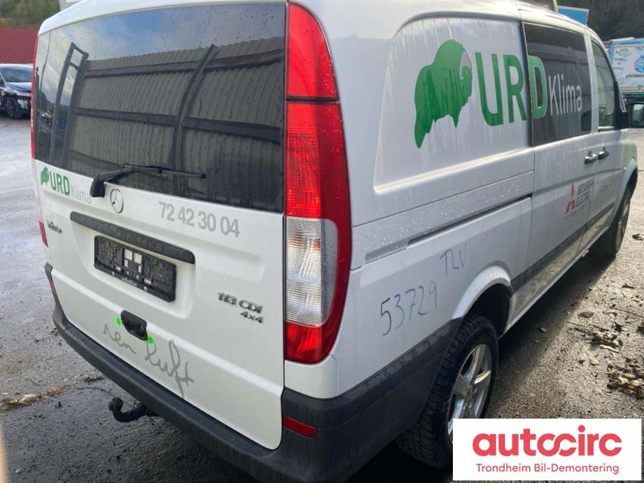 Mercedes Vito/Viano 2010-2014 (Fase 2) (W639) (W639), Motorkode: 651.940, Girkassekode: 722.686