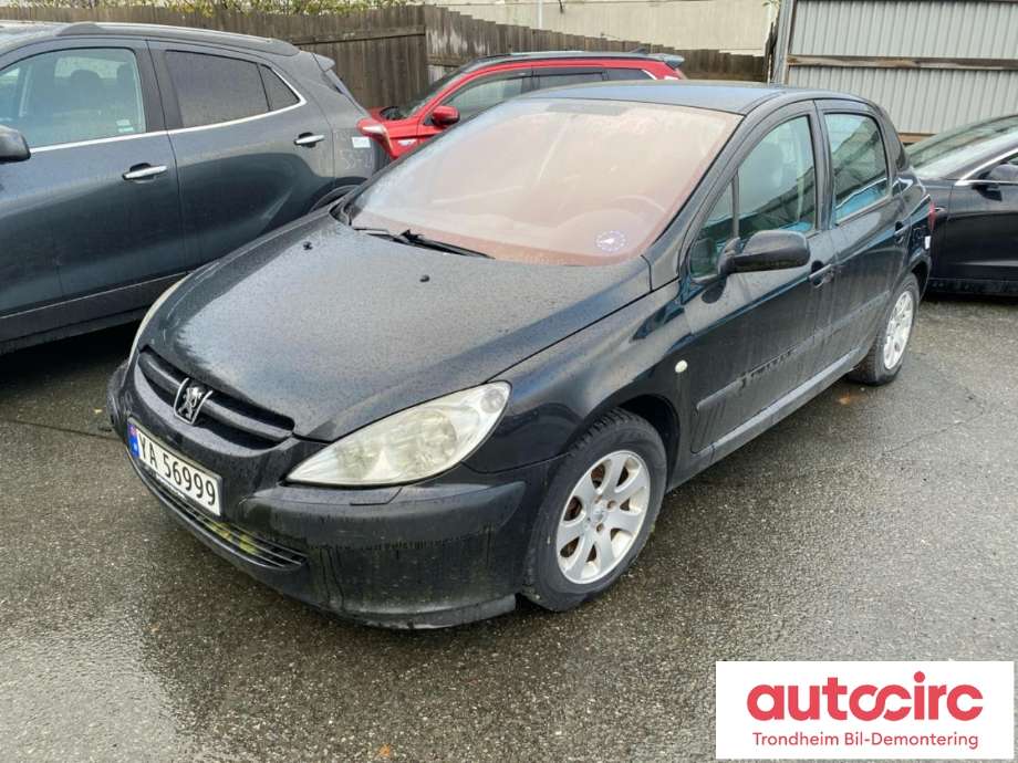 Peugeot 307 2001-2004 (Fase 1) , Motorkode: NFU, Girkassekode: 2222T8