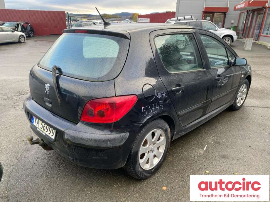 Peugeot 307 2001-2004 (Fase 1) , Motorkode: NFU, Girkassekode: 2222T8