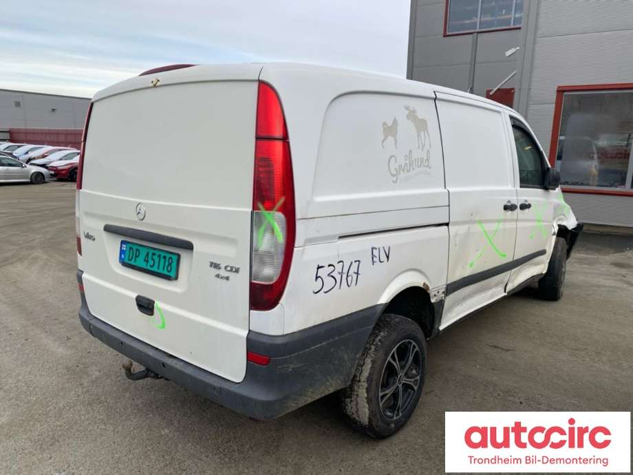 Mercedes Vito/Viano 2010-2014 (Fase 2) (W639) (W639), Motorkode: 651940, Girkassekode: 722686