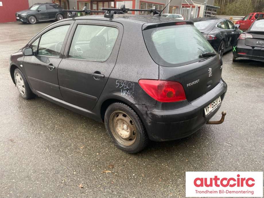 Peugeot 307 2001-2004 (Fase 1) , Motorkode: NFU, Girkassekode: 2222 T8