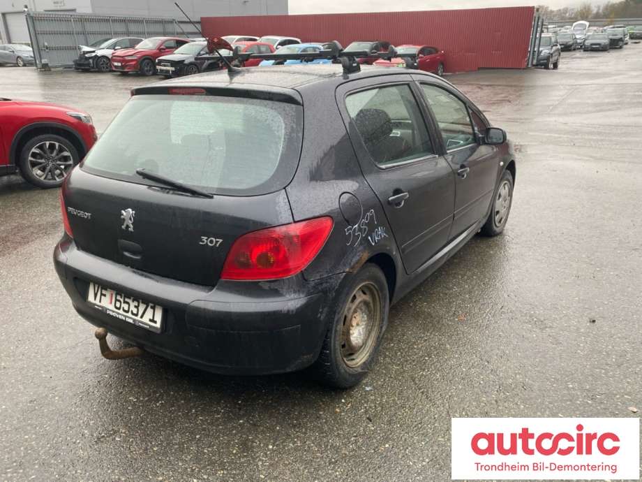 Peugeot 307 2001-2004 (Fase 1) , Motorkode: NFU, Girkassekode: 2222 T8