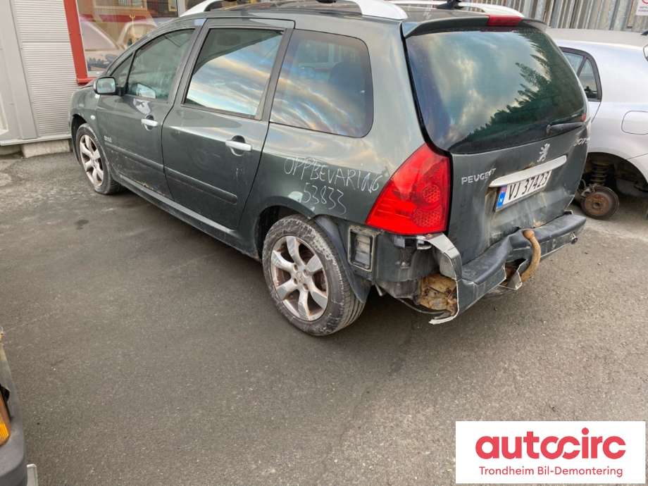 Peugeot 307 2005-2008 (Fase 2) , Motorkode: 9HZ, Girkassekode: 2222LL