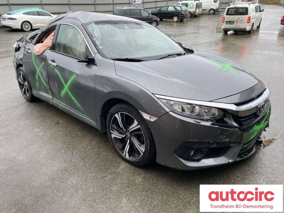 Honda Civic, 2017->> (Type X)  delebil , Motorkode: L15BB