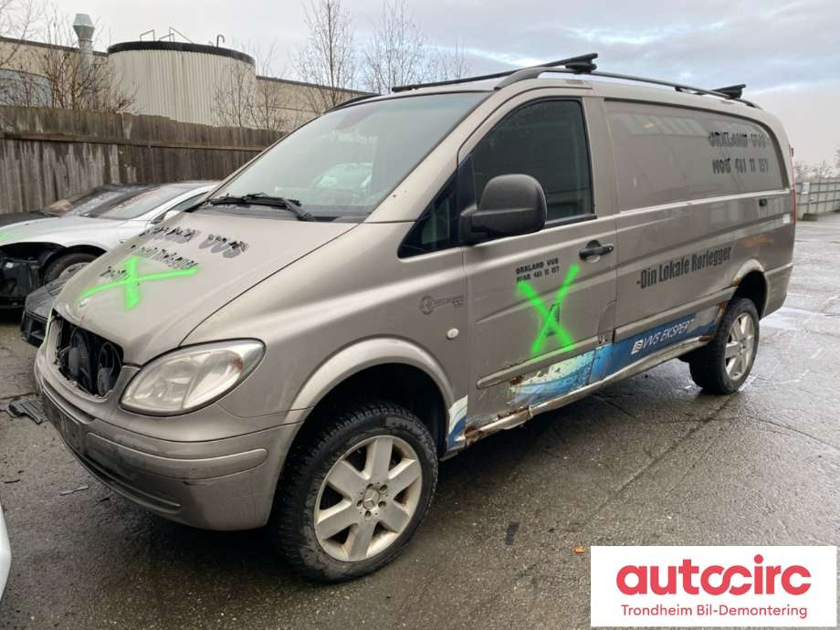 Mercedes Vito/Viano 2004-2010 (Fase 1) (W639) (W639), Motorkode: 646982, Girkassekode: 722682