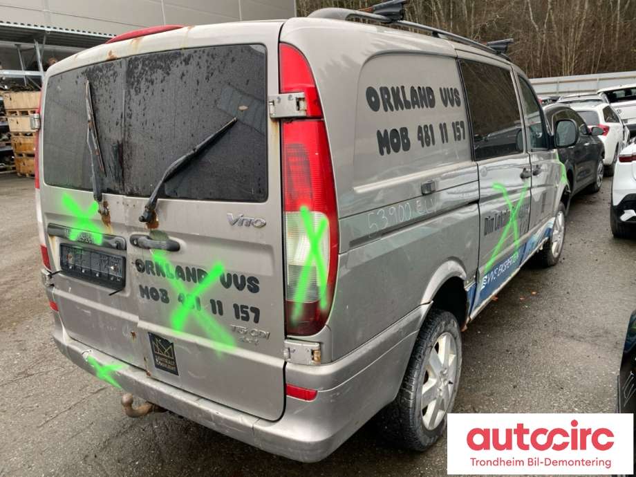 Mercedes Vito/Viano 2004-2010 (Fase 1) (W639) (W639), Motorkode: 646982, Girkassekode: 722682