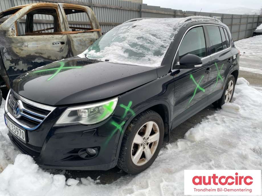 VW Tiguan 2007-2011 (Type I, Fase 1) , Motorkode: CBAB, Girkassekode: LMU