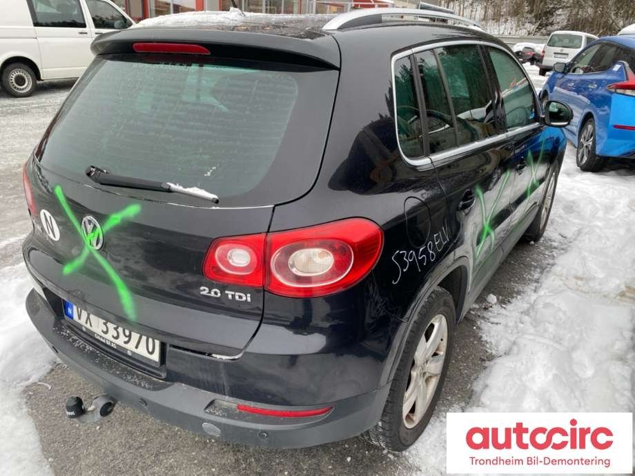 VW Tiguan 2007-2011 (Type I, Fase 1) , Motorkode: CBAB, Girkassekode: LMU
