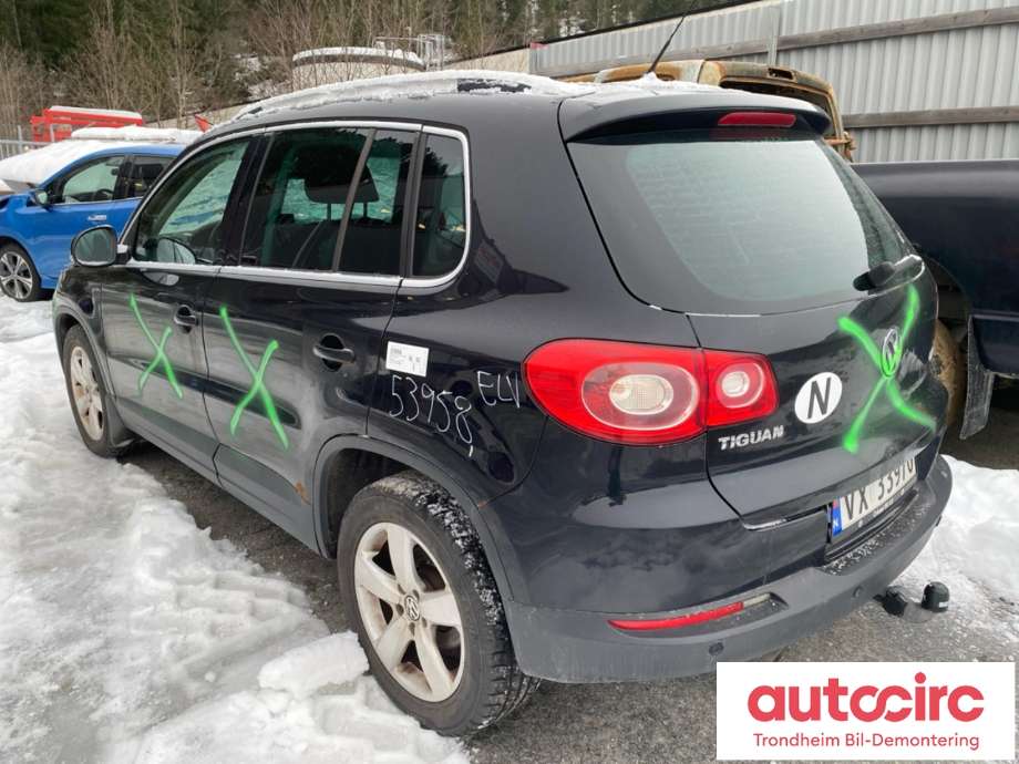 VW Tiguan 2007-2011 (Type I, Fase 1) , Motorkode: CBAB, Girkassekode: LMU