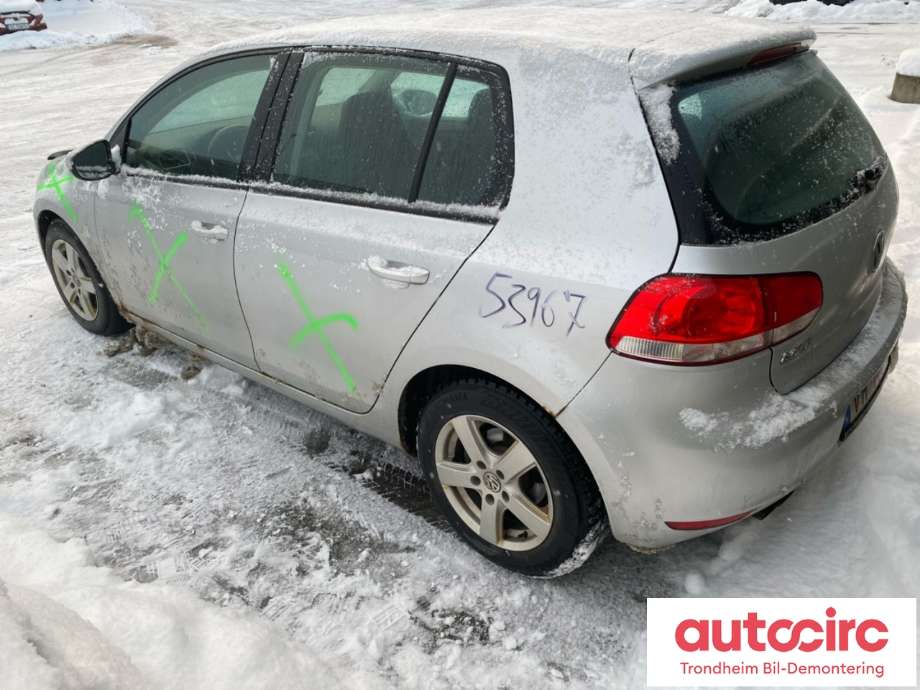 VW Golf VI 2008-2012 , Motorkode: CBDC, Girkassekode: LLL