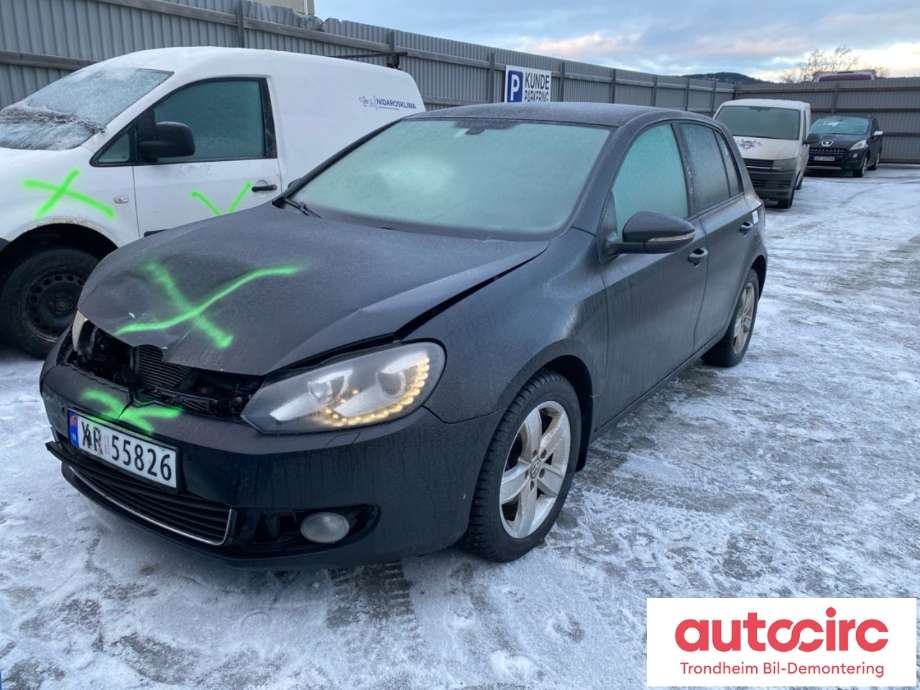 VW Golf VI 2008-2012 , Motorkode: CAYC, Girkassekode: MLE