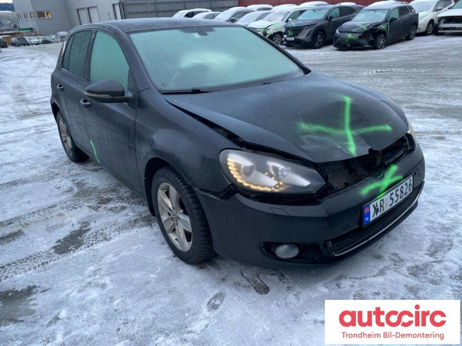 VW Golf VI 2008-2012 , Motorkode: CAYC, Girkassekode: MLE