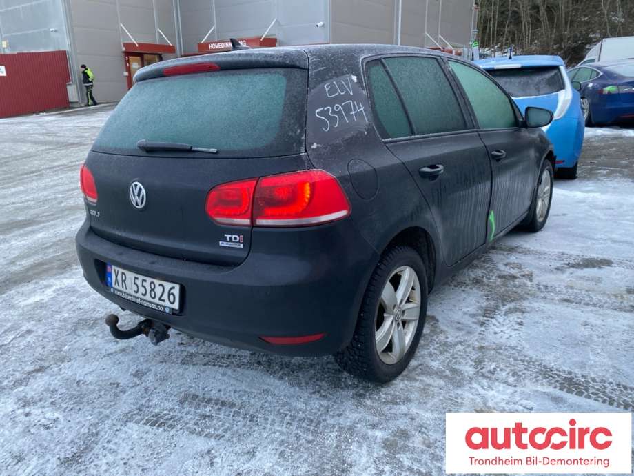 VW Golf VI 2008-2012 , Motorkode: CAYC, Girkassekode: MLE