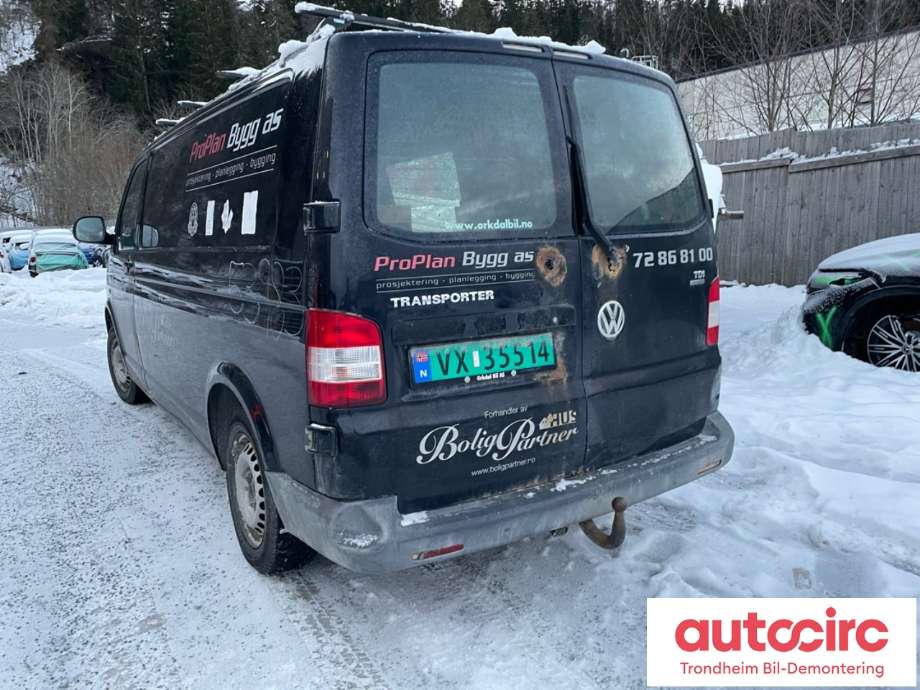VW Transporter / Caravelle 2009-2015 (Fase 2) (T5) (T5), Motorkode: CAA, Girkassekode: KQK