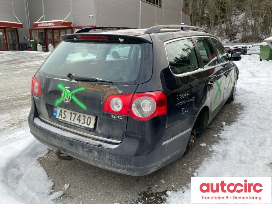 VW Passat 2005-2010 (B6) (B6), Motorkode: BMP, Girkassekode: KDN