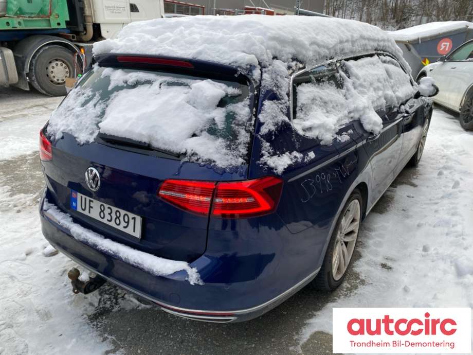 VW Passat 2019-->> (Fase 2) (B8) (B8), Motorkode: CUKC, Girkassekode: TEC