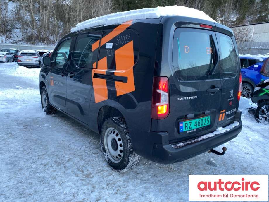 Peugeot Partner 2019-->> (Type III) , Motorkode: YH01, Girkassekode: 9837381980